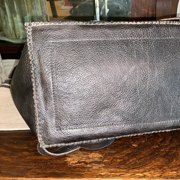 Bed Stu Leather Celindra LTC Shoulder Tote Bag Black Rustic Retail $305 - Picture 10 of 15
